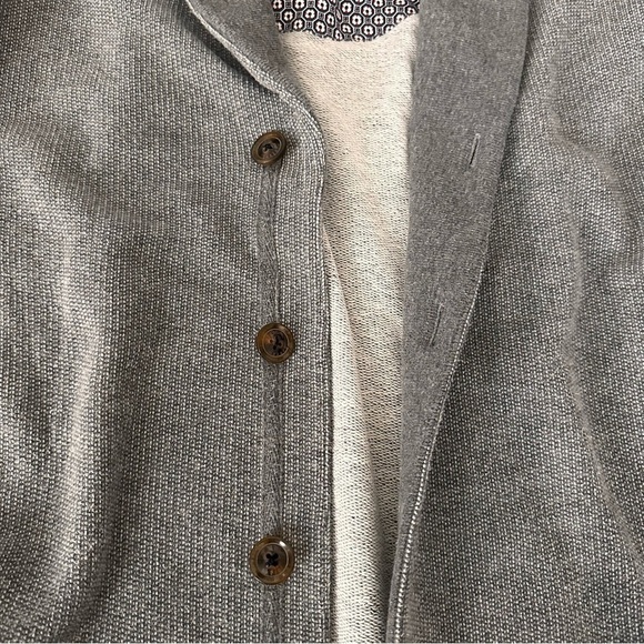 EUC Men’s Ted Baker Grey Shawl Collar Cardigan! - Picture 6 of 8